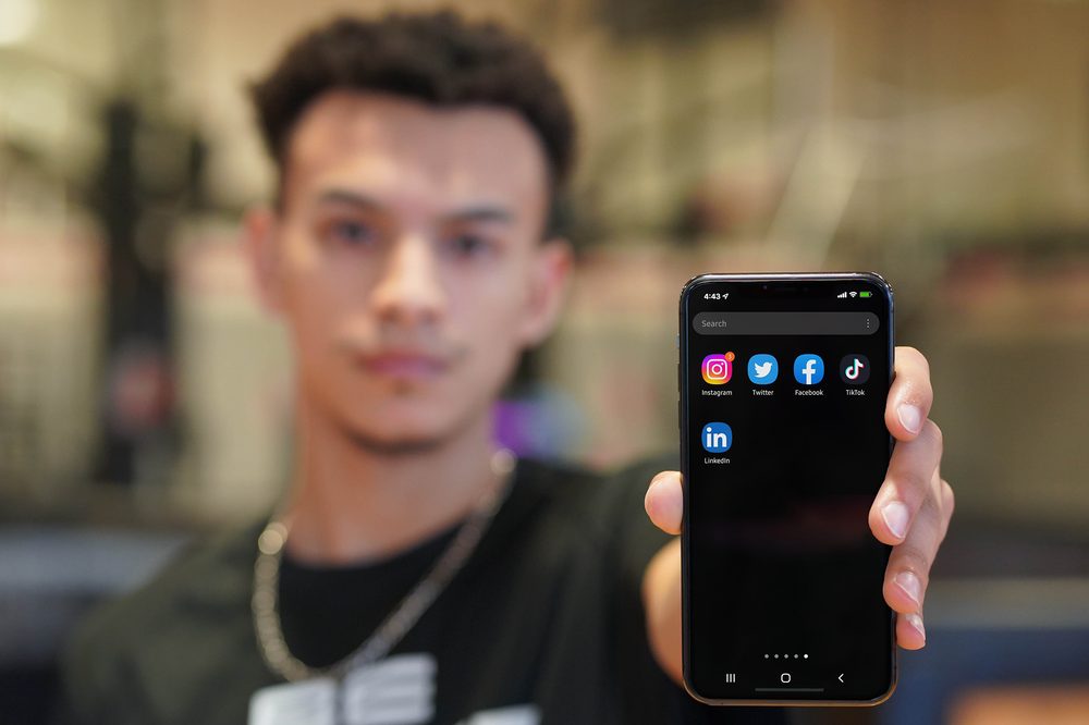 Shoot 360 app on a phone